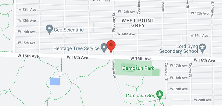 map of 4303 W 16TH AVENUE
